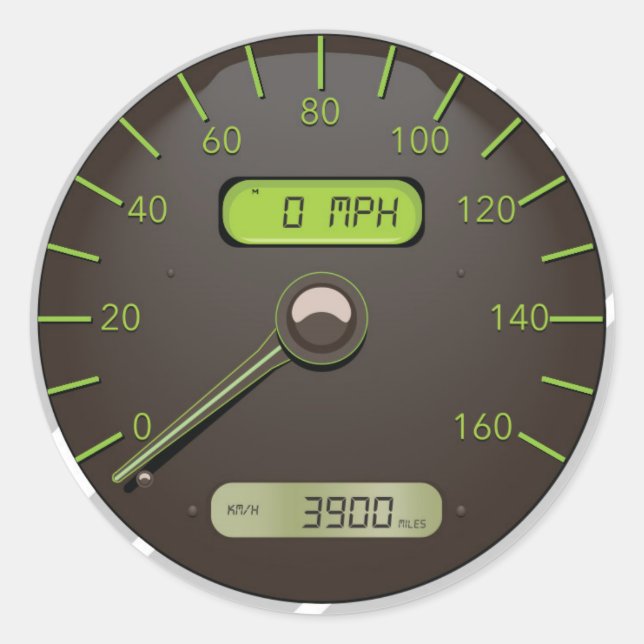 Adesivo Cartografia do acelerômetro de carro (Frente)