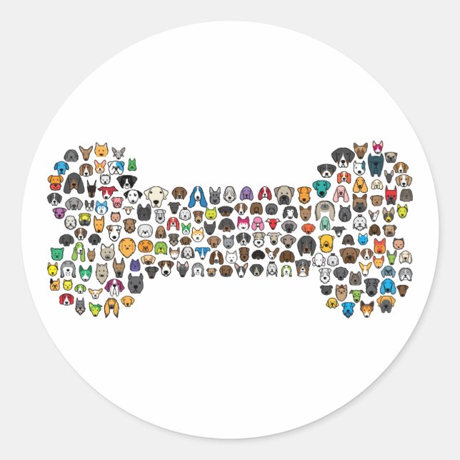 Adesivo Cartografia do Cachorro ÓSSICO (Frente)