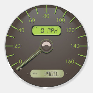 Adesivo Cartografia do indicador de velocidade do carro