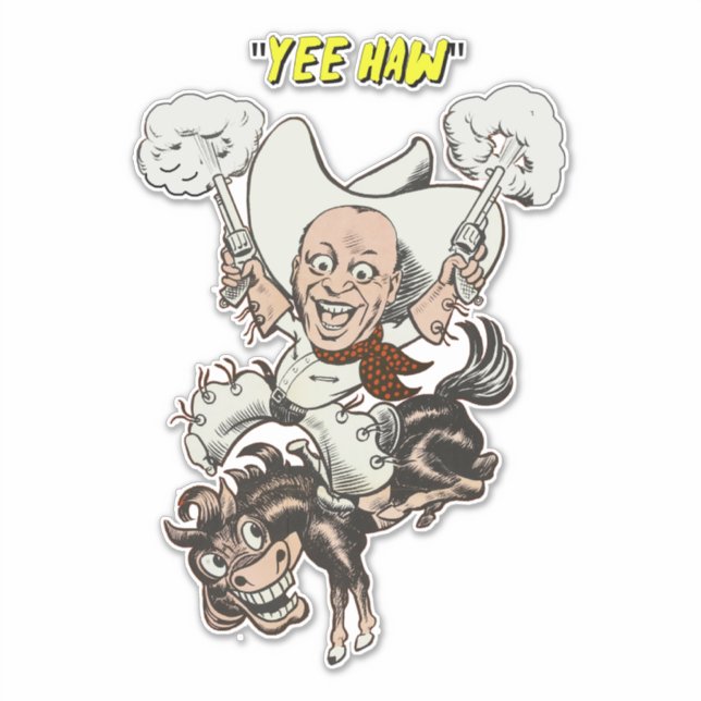 Adesivo Cartografia pistolas fotografadas a cavalo (Frente)