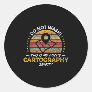 Adesivo Cartógrafo Engraçado, Mapear Citação de Citação