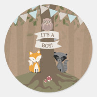 Cartolina de Chá de fraldas de Woodland Inspirada