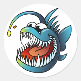 Adesivo Cartoon Angler Fish