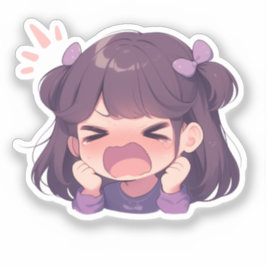 Adesivo Cartoon Beijo-Corte Bonito para Personalização