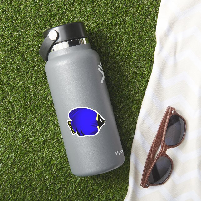 Adesivo Cartoon Blue Yellow Fish Sticker (HydroFlask Insitu)