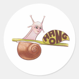 Adesivo Cartoon bonito em uma fábrica com mensagem positiv