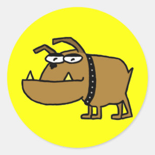 Adesivo Cartoon Bulldog Stickers