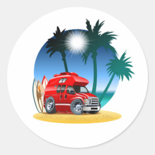 Adesivo Cartoon Camper