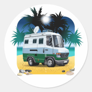 Adesivo Cartoon Camper