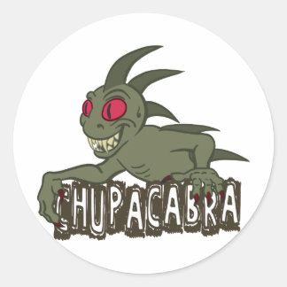 Adesivo Cartoon Chupacabra