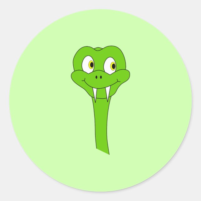 Adesivo Cartoon Cobra (Frente)