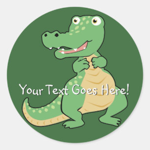 Adesivo Cartoon Crocodilo Sticker
