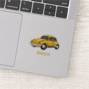 Adesivo Cartoon de carro clássico