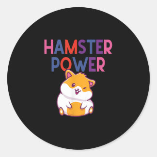 Adesivo Cartoon de Hamster de Corte de Energia de Hamster