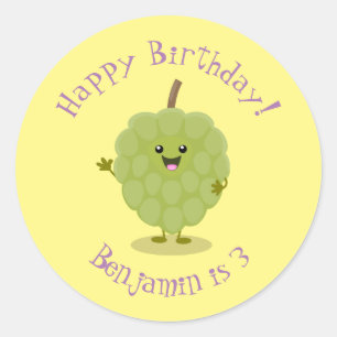 Adesivo Cartoon de maçã-pastelaria