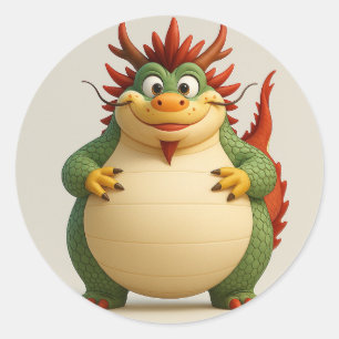 Adesivo Cartoon Dragon Sticker