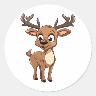 Adesivo Cartoon Feliz de Cartoon de Natal