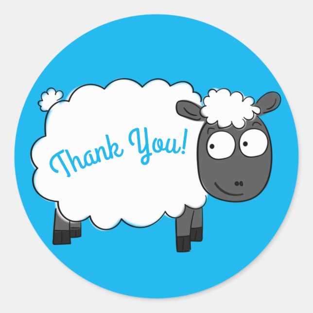 Adesivo Cartoon Festa de aniversário (Frente)