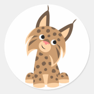 Adesivo Cartoon Gelado Lynx Sticker