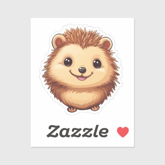 Adesivo Cartoon hedgehog (Folha)