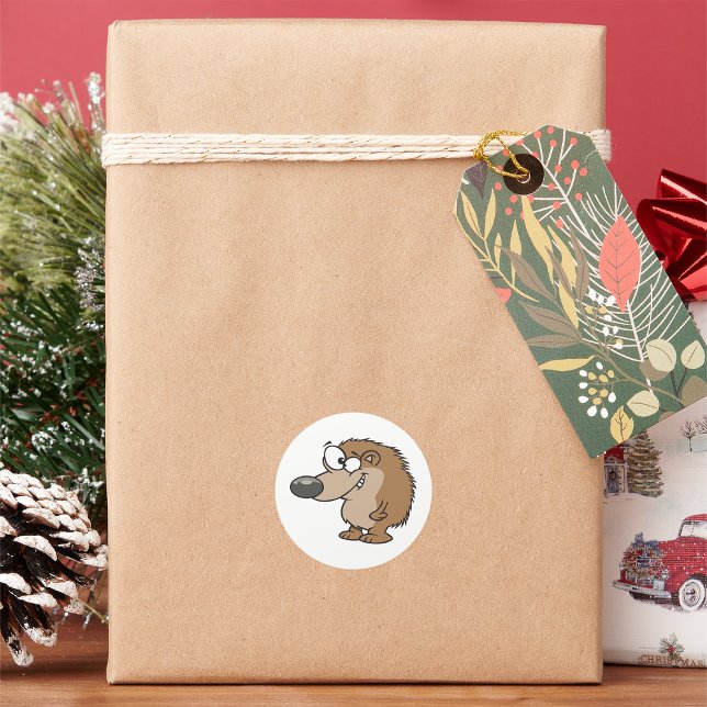 Adesivo Cartoon Hedgehog (Criador carregado)