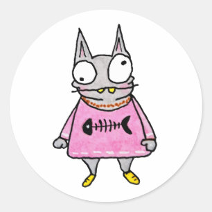 Adesivo Cartoon Kitten