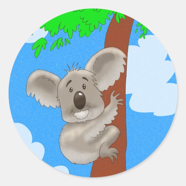 Adesivo Cartoon Koala (Frente)