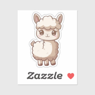 Adesivo Cartoon Lama