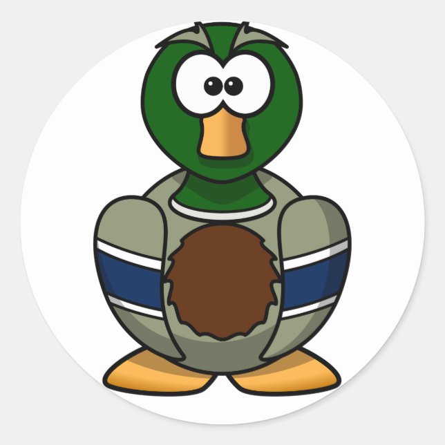 Adesivo Cartoon Mallard Duck Stickers (Frente)