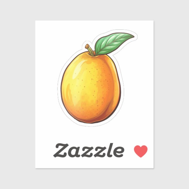 Adesivo Cartoon mango (Folha)