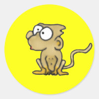 Cartoon Monkey Stickers