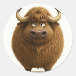 Adesivo Cartoon Ox Sticker