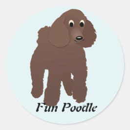 Adesivo Cartoon Poodle 3