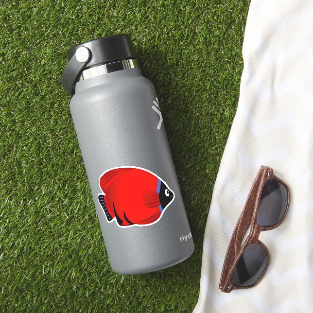 Adesivo Cartoon Red Blue Fish Sticker (HydroFlask Insitu)