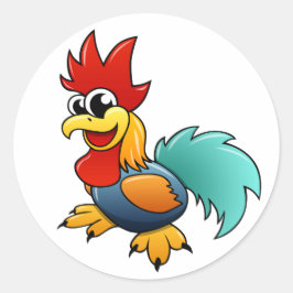 Adesivo Cartoon Rooster