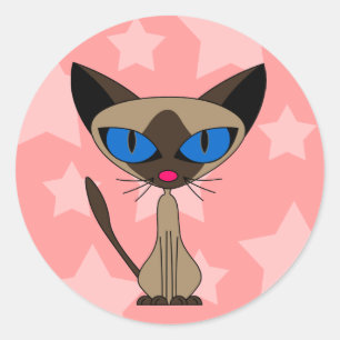 Adesivo Cartoon Siamese Stickers