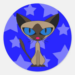 Adesivo Cartoon Siamese Stickers