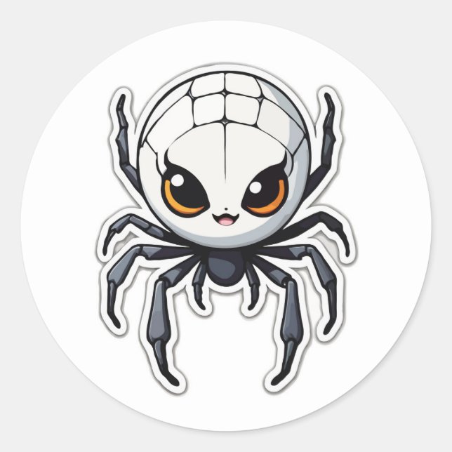 Adesivo Cartoon Spider Sticker - Um Aracnídeo Amigo (Frente)