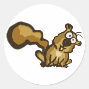 Adesivo Cartoon Squirrel Stickers