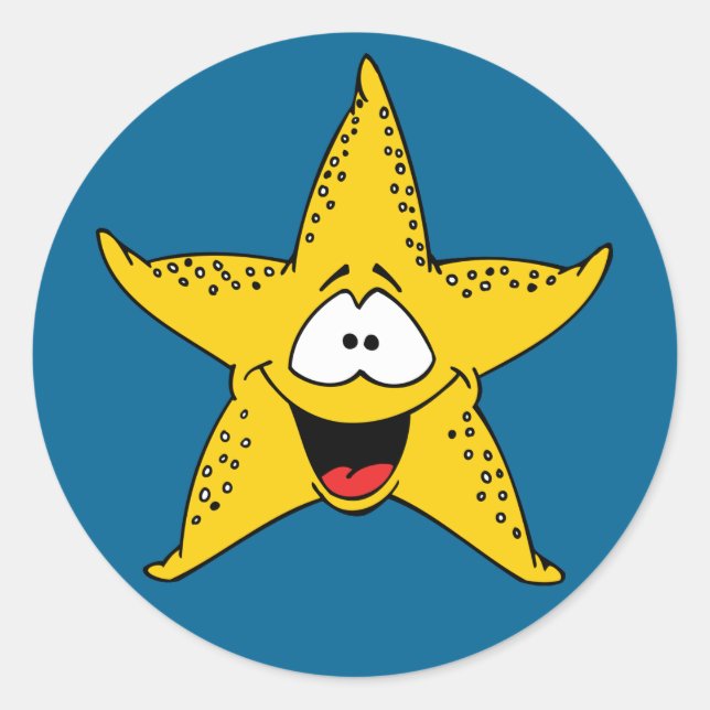 Adesivo Cartoon Starfish (Frente)