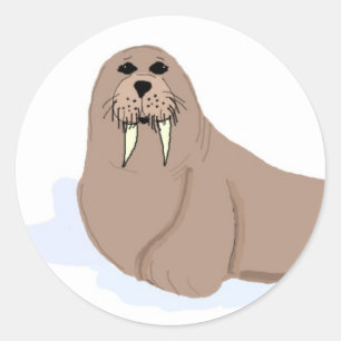 Adesivo Cartoon Walrus
