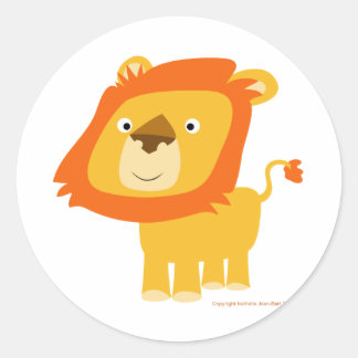 Adesivo Cartoony Leão