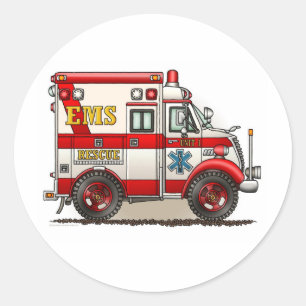 Adesivo Cartucho de ambulância