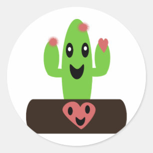 Adesivo Cartum Cactus