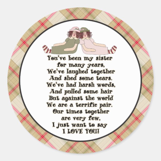 Adesivo Cartum de desenho da família (Frente)