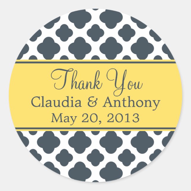 Adesivo Carvões Monográficos com Padrões de Quatrefoil Ama (Frente)