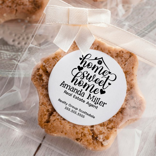 Adesivo Casa Aberta do Agente Imobiliário Personalizado (Criador carregado)