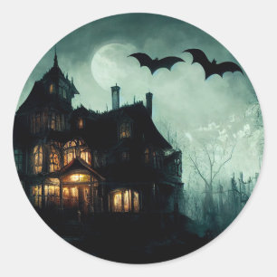 Adesivo Casa Assombrada de Halloween
