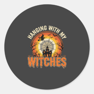 Adesivo Casa Assombrada de Halloween com Minhas Bruxas Pen