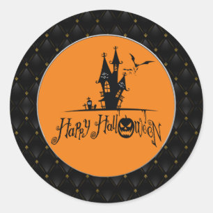 Adesivo Casa Assombrada de Halloween da Fronteira Negra